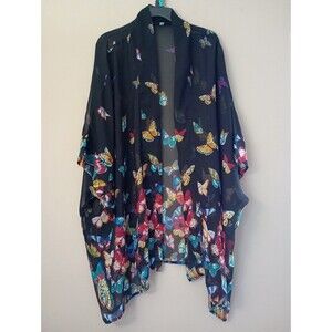 Butterfly Cardigan/Sheer Duster Size Small